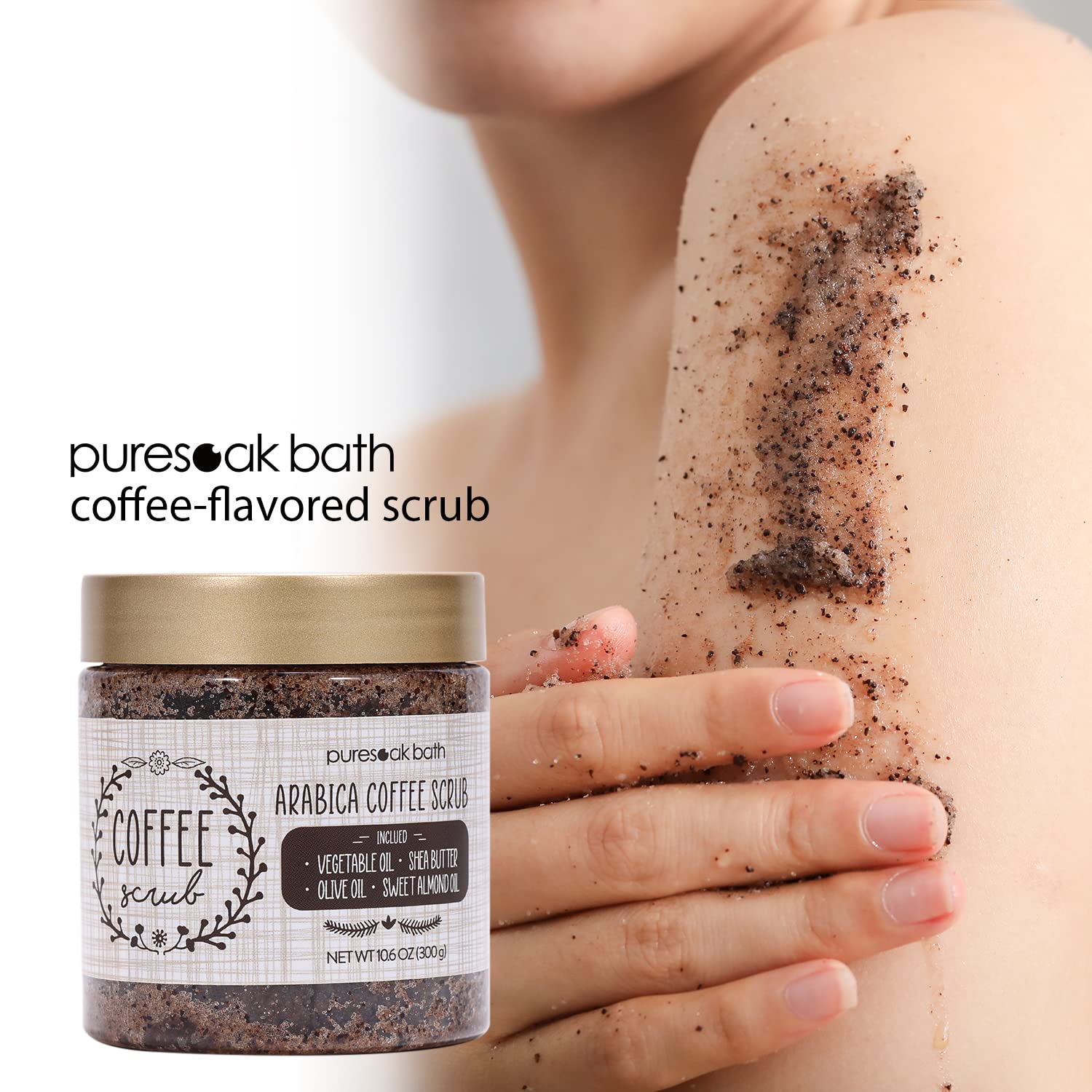 PURESOAK BATH Body Scrub Puresoak Bath Arabica Coffee Body Scrub Set