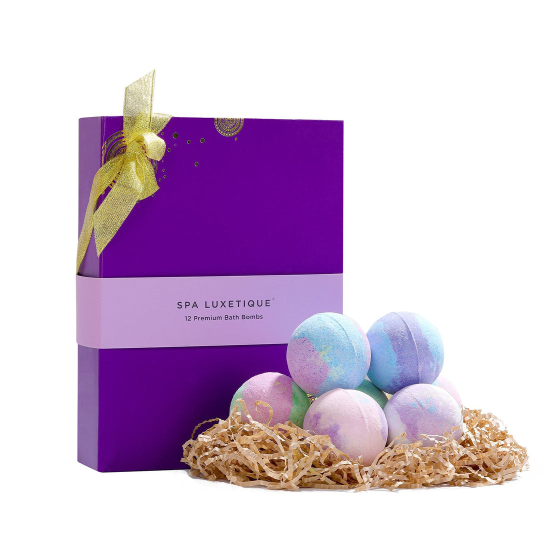 Spa Luxetique Bath Sets Colorful Bath Bombs Gift Set