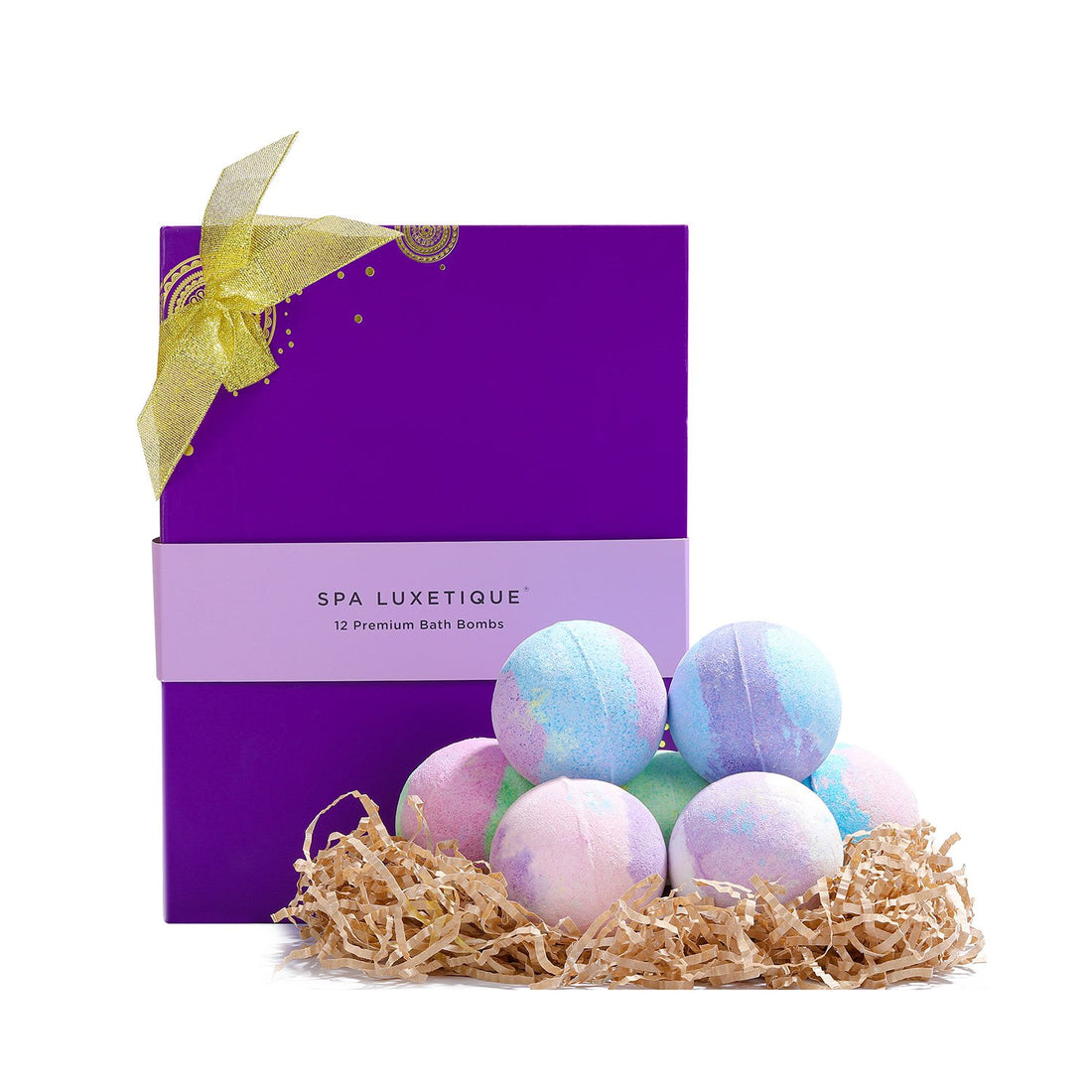 Spa Luxetique Bath Sets Colorful Bath Bombs Gift Set