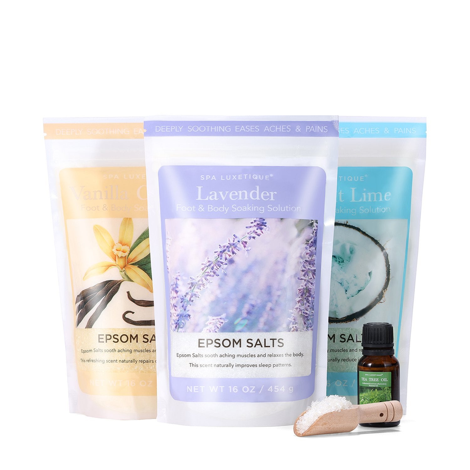 Spa Luxetique Gift Sets Bath Salt Trio