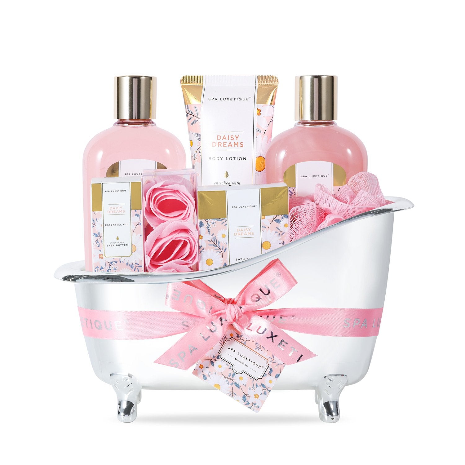 Spa Luxetique Gift Sets Daisy Dreams Spa Bathtub Set
