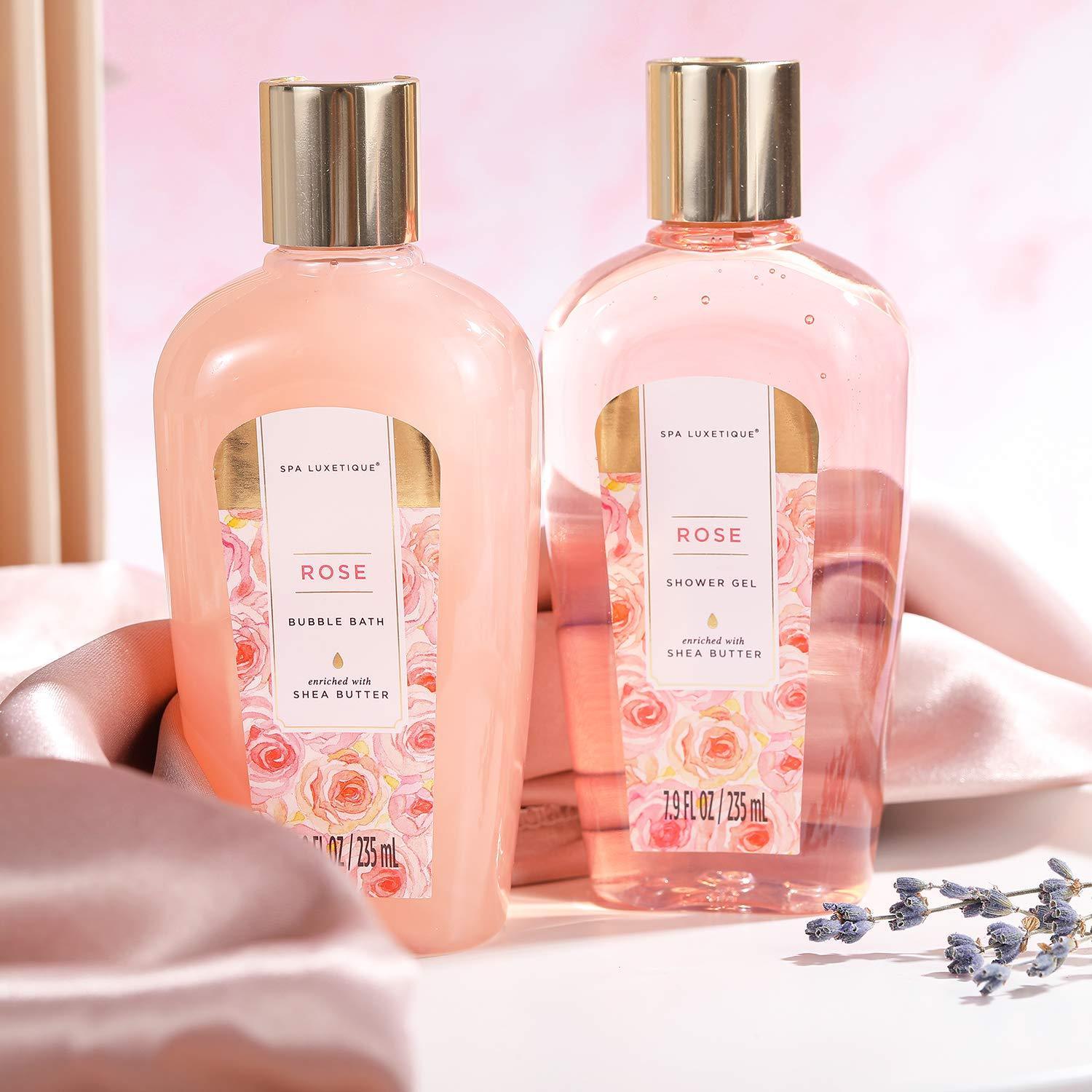 Spa Luxetique Gift Sets Rose Spa Bathtub Set