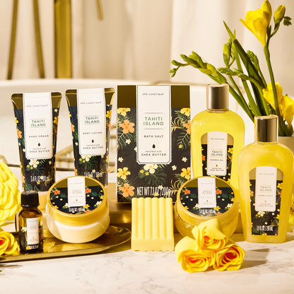 Spa Luxetique Gift Sets Tahiti Island Spa Gift Basket Set