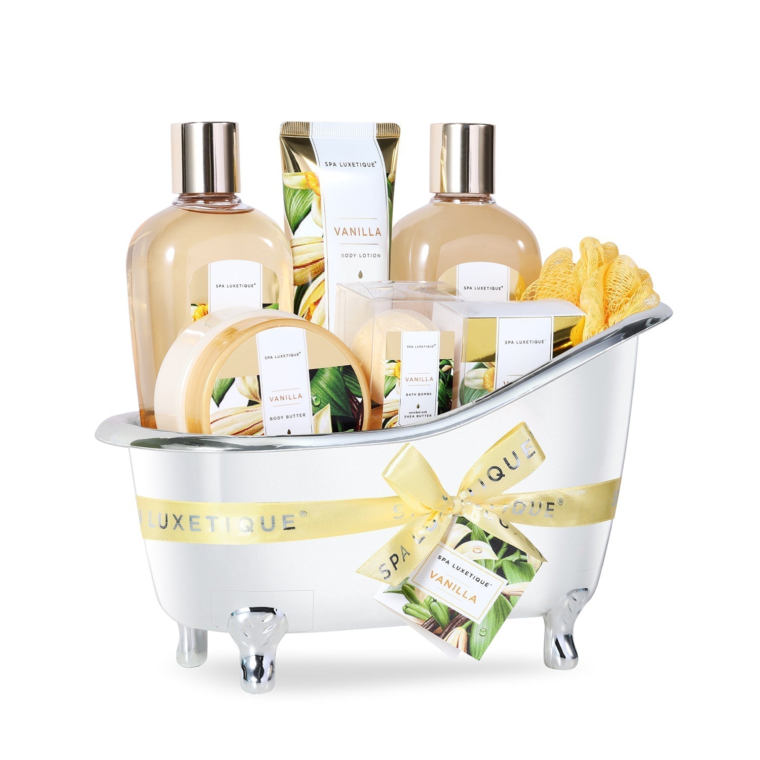 Spa Luxetique Gift Sets Vanilla Spa Bathtub Set