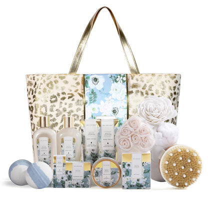 Spa Luxetique Spa Gift Basket, Vanilla Gift Baskets for Women