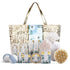 Spa Luxetique Gift Sets White Jasmine Fashion Bath Set Tote