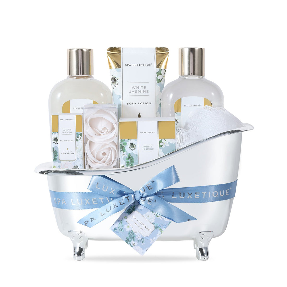 Spa Luxetique Gift Sets White Jasmine Spa Bathtub Set