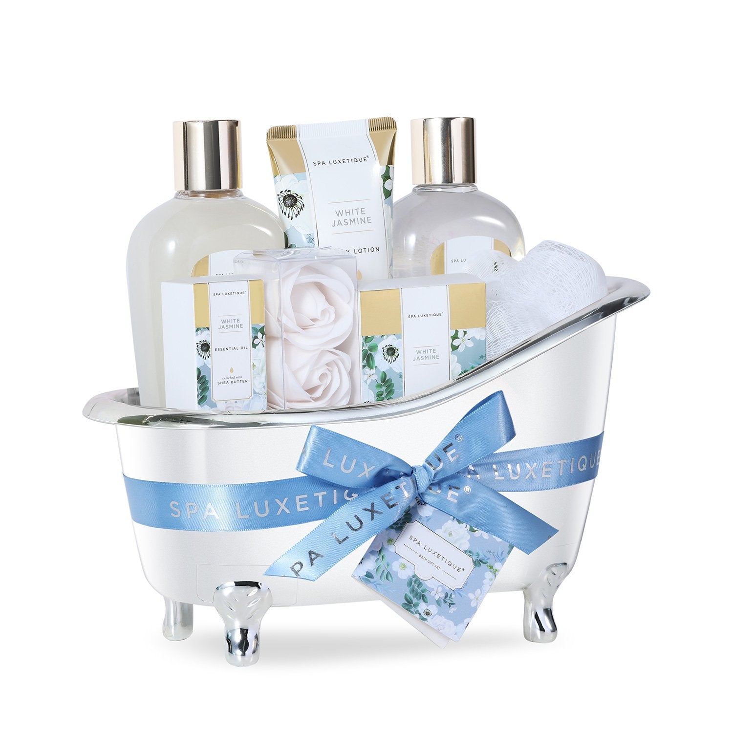 Spa Luxetique Gift Sets White Jasmine Spa Bathtub Set